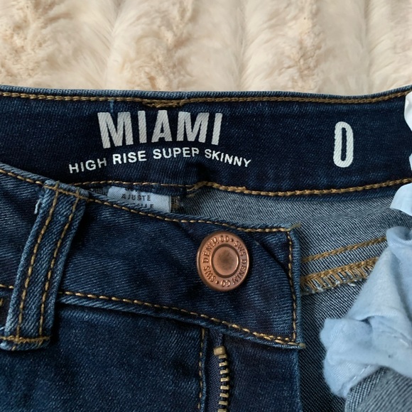 Urban Planet Miami High Rise Super Skinny Jeans 🌸 Size 0 - Picture 8 of 10